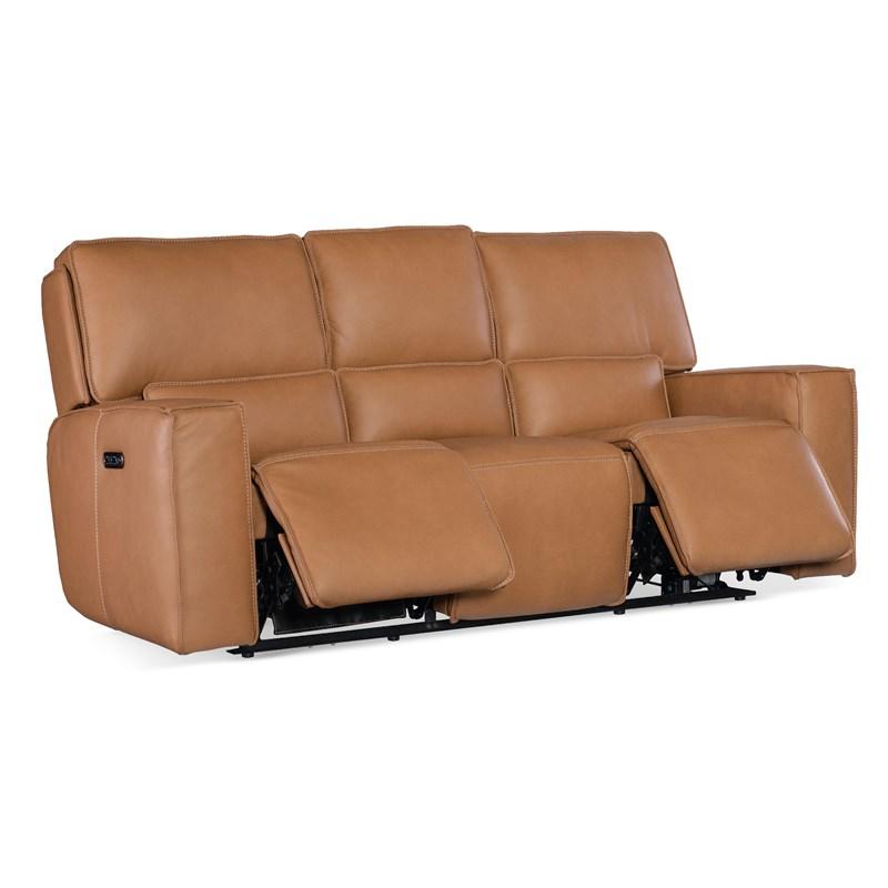 Large Picture of Hooker Furniture SS727-PHZ3-084 Miles Zero Gravity Sofa with Power Recline Power Headrest