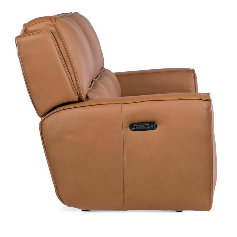 Large Picture of Hooker Furniture SS727-PHZ3-084 Miles Zero Gravity Sofa with Power Recline Power Headrest