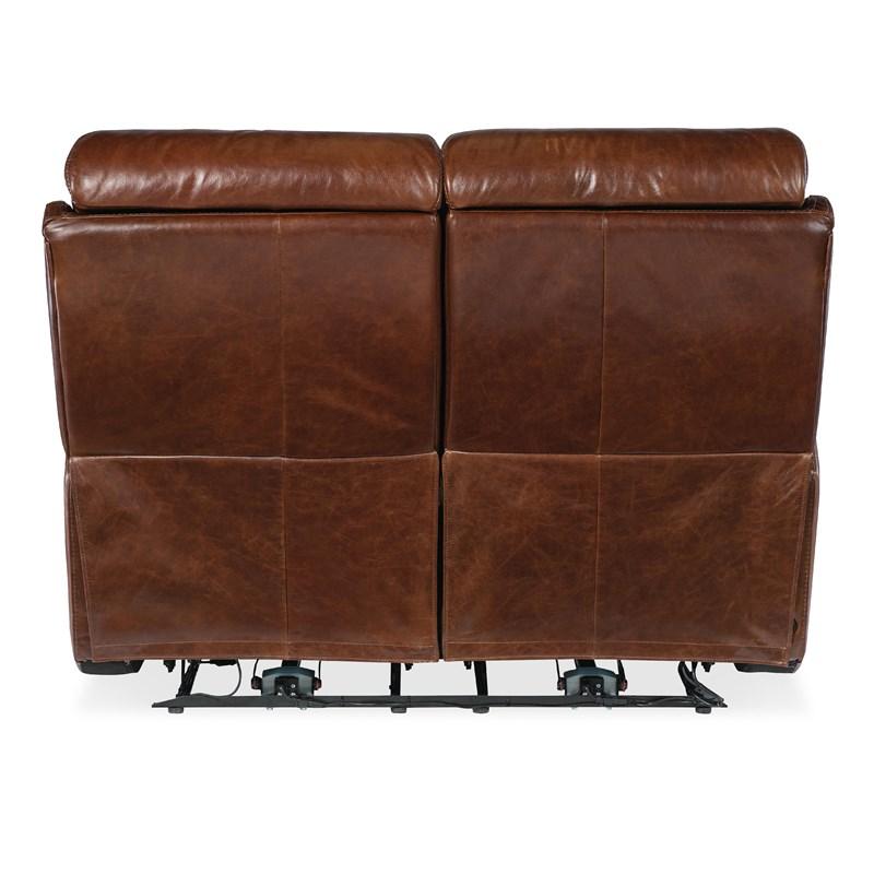 Large Picture of Hooker Furniture SS734-PHZ2-088 Harlan Zero Gravity Loveseat with Power Recline & Power Headrest
