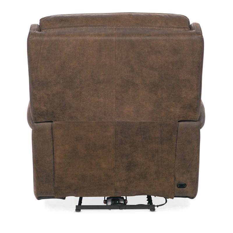 Large Picture of Hooker Furniture SS762-PHZ1-085 Wheeler Power Recliner with Power Headrest
