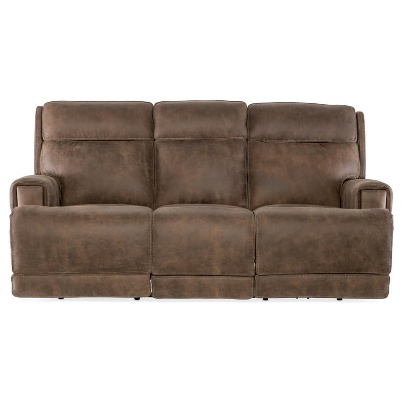 Large Picture of Hooker Furniture SS762-PHZ3-085 Wheeler Sofa with Power Recline & Power Headrest