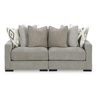 Benchcraft Aslan Court 20305S1 2 pc Loveseat Sectional (Loveseats - Stationary)