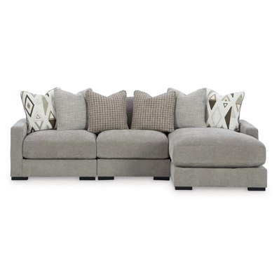 Benchcraft Aslan Court 20305S4 3 pc Sofa Sectional with Chaise