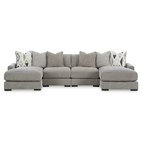 Benchcraft Aslan Court 20305S5 4 pc Sofa Pit Sectional