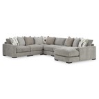 Benchcraft Aslan Court 20305S7 6 pc Sectional with Chaise