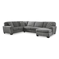 Benchcraft Birkdale Court 32402S2 3 pc Sectional with Chaise (Sectionals - Stationary)