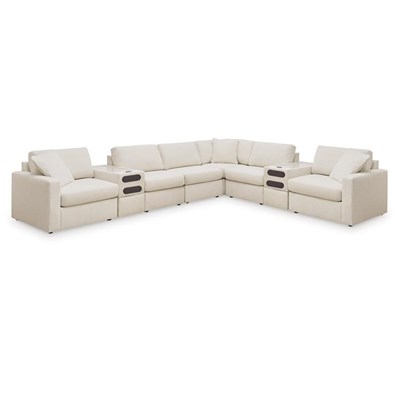 Signature Design by Ashley Modmax 92103S16 8 pc Sectional with Audio Consoles