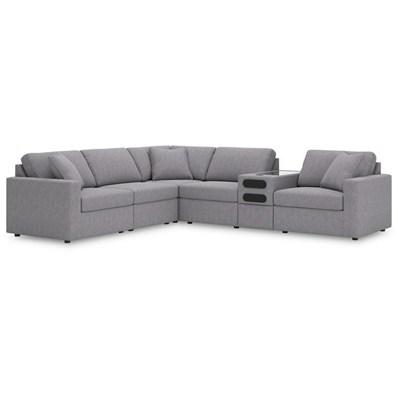 Signature Design by Ashley Modmax 92104S14 6 pc Sectional with Audio Console