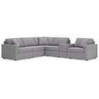Signature Design by Ashley Modmax 92104S7 6 pc Sectional with Storage Console