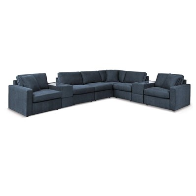 Signature Design by Ashley Modmax 92121S11 8 pc Sectional with Storage Consoles