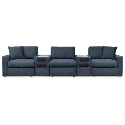 Signature Design by Ashley Modmax 92121S15 5 pc Sectional with Audio Consoles