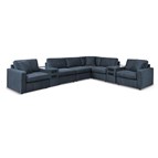Signature Design by Ashley Modmax 92121S16 8 pc Sectional with Audio Consoles