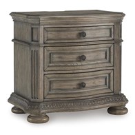 Signature Design by Ashley Ardenfield B944-93 Three Drawer Night Stand (Nightstands - 3 Drawers)