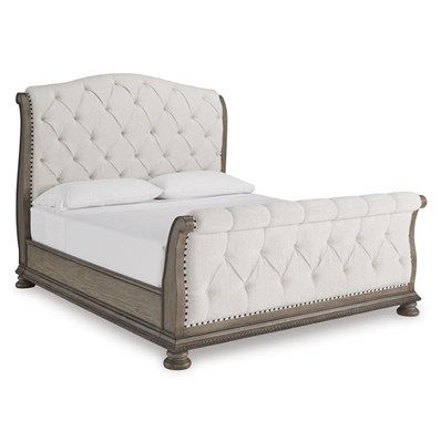 Signature Design by Ashley Ardenfield B944B5 California King Upholstered Sleigh Bed