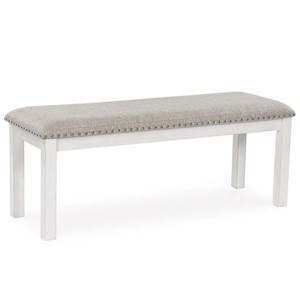 Signature Design by Ashley Robbinsdale D642-00 Large Upholstered Dining Room Bench (Dining Seating - Benches)