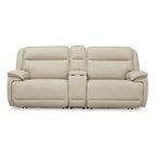 Signature Design by Ashley Double Deal U13001S4 2 pc Power Reclining Loveseat Sectional with Console