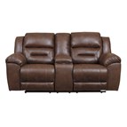 Signature Design by Ashley Stoneland 3990496C Double Reclining Power Loveseat with Console