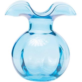 Vietri Hibiscus Glass Bud Vase - Aqua (Home Decor - Vases & Bowls)