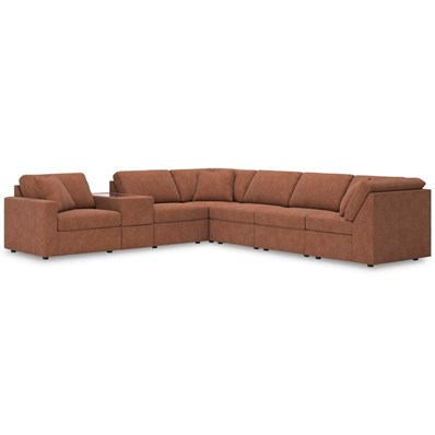 Signature Design by Ashley Modmax 92102S33 7 pc Sectional with Storage Console