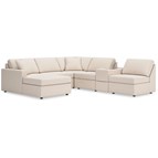 Signature Design by Ashley Modmax 92103S21 6 pc Sectional with Chaise and Storage Console