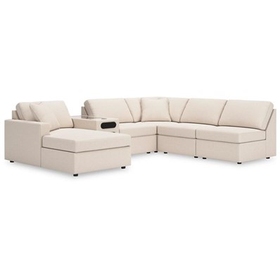 Signature Design by Ashley Modmax 92103S24 6 pc Sectional with Chaise and Audio Console