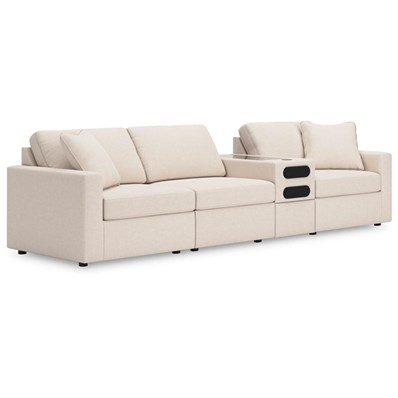 Signature Design by Ashley Modmax 92103S28 4 pc Sectional with Audio Console