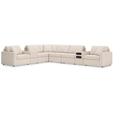 Signature Design by Ashley Modmax 92103S30 8 pc Sectional with Audio and Storage Consoles