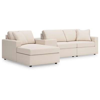 Signature Design by Ashley Modmax 92103S41 4 pc Sectional with Chaise and Storage Console