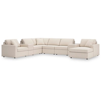 Signature Design by Ashley Modmax 92103S42 8 pc Sectional with Chaise and Storage Consoles