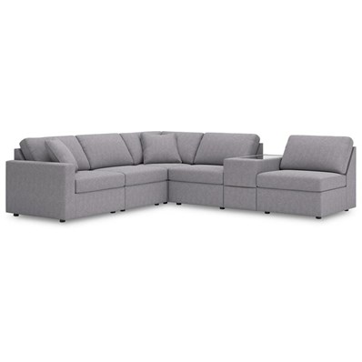 Signature Design by Ashley Modmax 92104S20 6 pc Sectional with Storage Console
