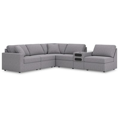 Signature Design by Ashley Modmax 92104S23 6 pc Sectional with Audio Console