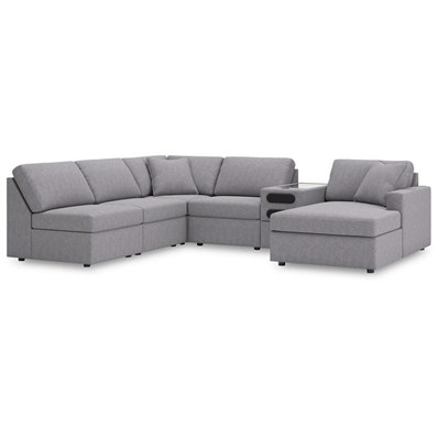 Signature Design by Ashley Modmax 92104S25 6 pc Sectional with Chaise and Audio Console