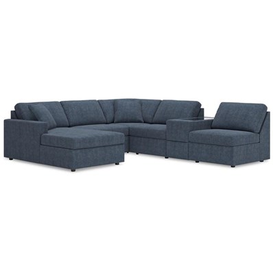 Signature Design by Ashley Modmax 92121S21 6 pc Sectional with Chaise and Storage Console