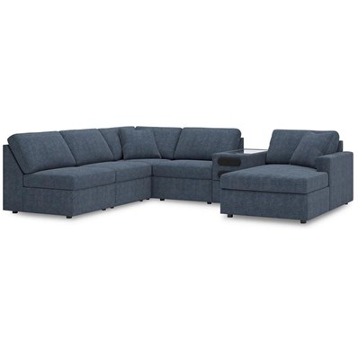 Signature Design by Ashley Modmax 92121S25 6 pc Sectional with Chaise and Audio Console
