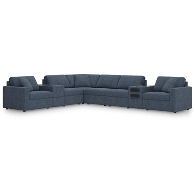 Signature Design by Ashley Modmax 92121S30 8 pc Sectional with Audio and Storage Consoles
