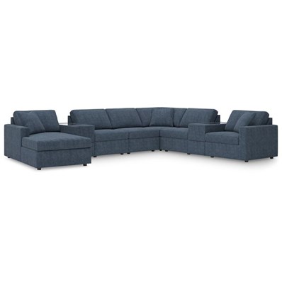 Signature Design by Ashley Modmax 92121S43 8 pc Sectional with Chaise and Storage Consoles