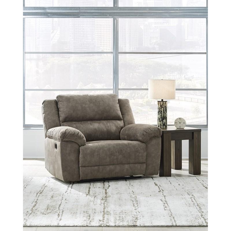 Large Picture of Signature Design by Ashley Laresview 3720352C Zero Wall Wide Seat Recliner