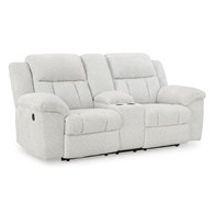 Signature Design by Ashley Frohn 3740594C Double Reclining Loveseat with Console (Loveseats - Reclining)