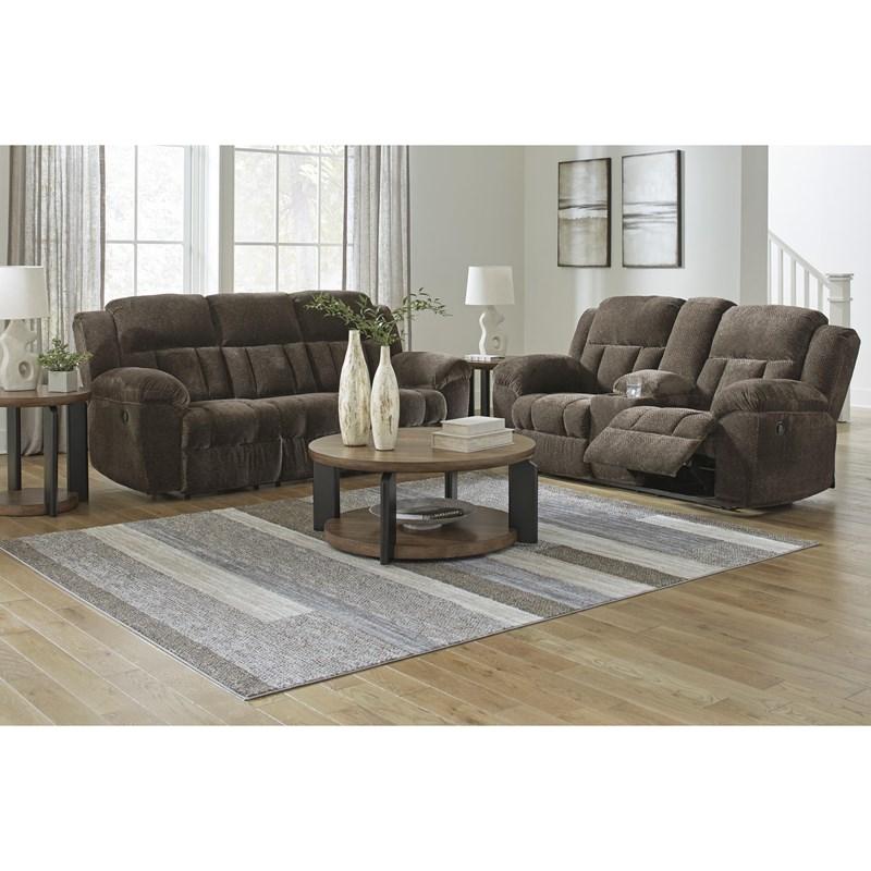 Large Picture of Signature Design by Ashley Frohn 3740788C Reclining Sofa