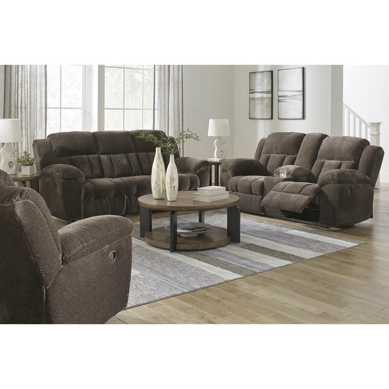 Large Picture of Signature Design by Ashley Frohn 3740788C Reclining Sofa