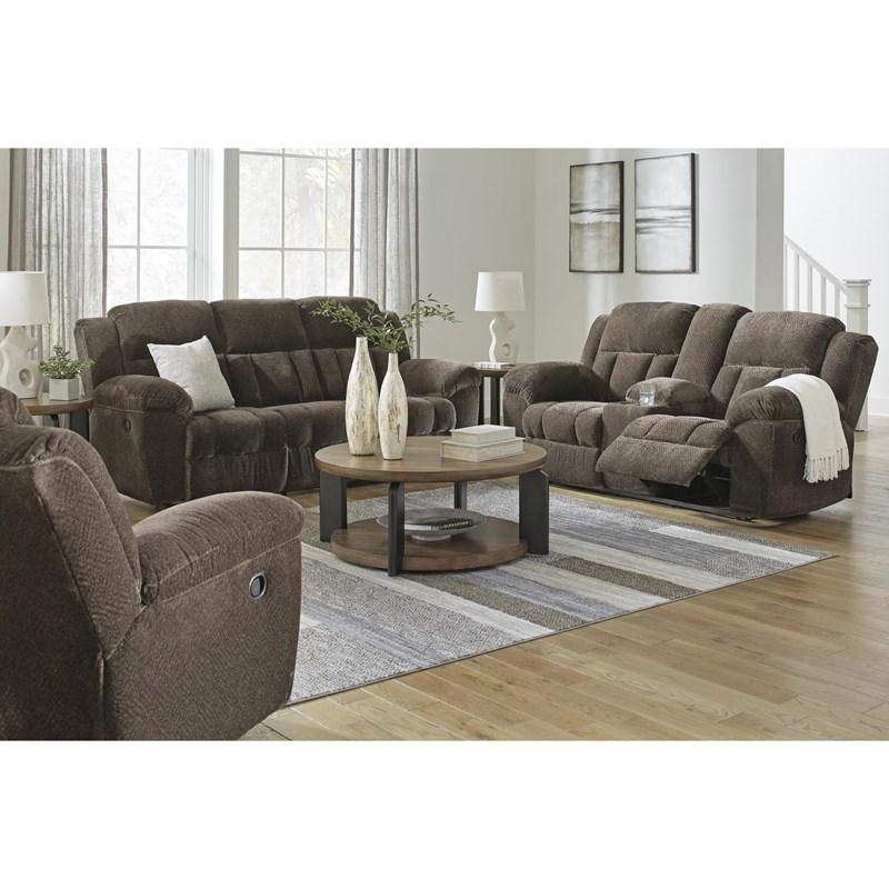 Large Picture of Signature Design by Ashley Frohn 3740788C Reclining Sofa