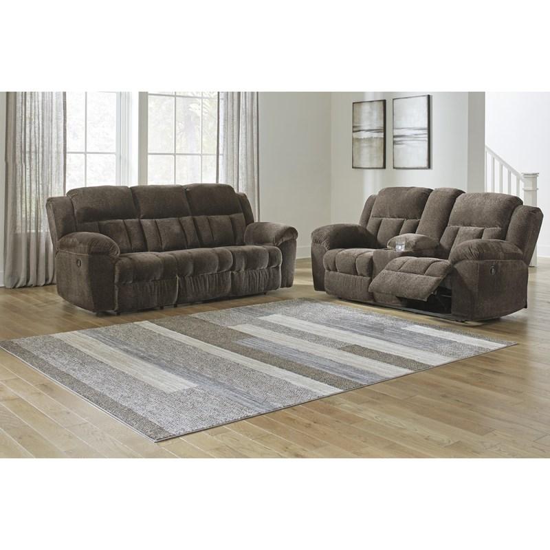 Large Picture of Signature Design by Ashley Frohn 3740788C Reclining Sofa