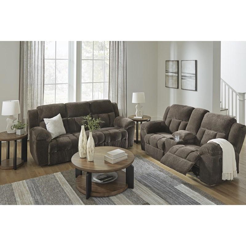 Large Picture of Signature Design by Ashley Frohn 3740788C Reclining Sofa
