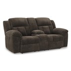 Signature Design by Ashley Frohn 3740794C Double Reclining Loveseat with Console