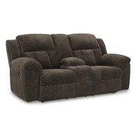 Signature Design by Ashley Frohn 3740794C Double Reclining Loveseat with Console (Loveseats - Reclining)