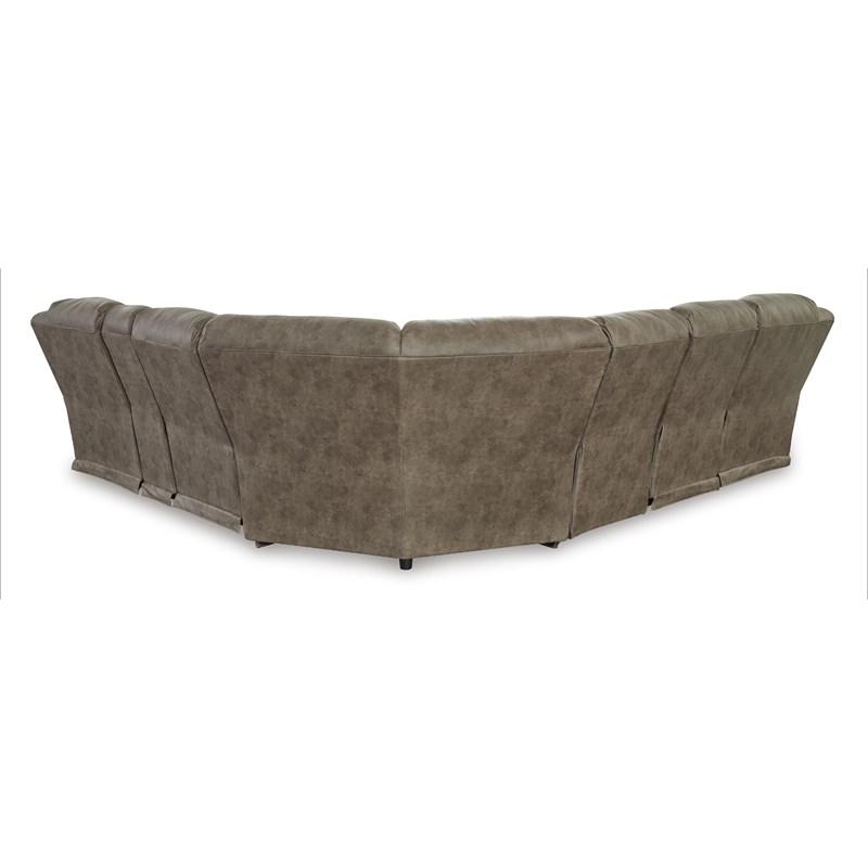 Large Picture of Signature Design by Ashley Ravenel 83106S4C 4 pc Power Reclining Sectional