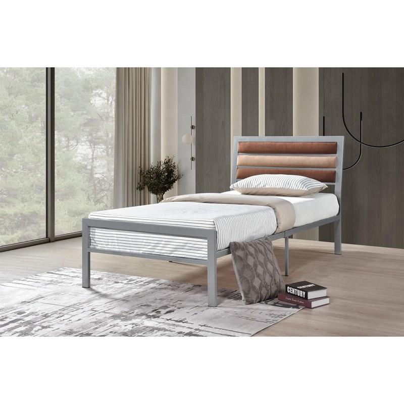Clinton Twin Upholstered Panel Bed (214010) image 1