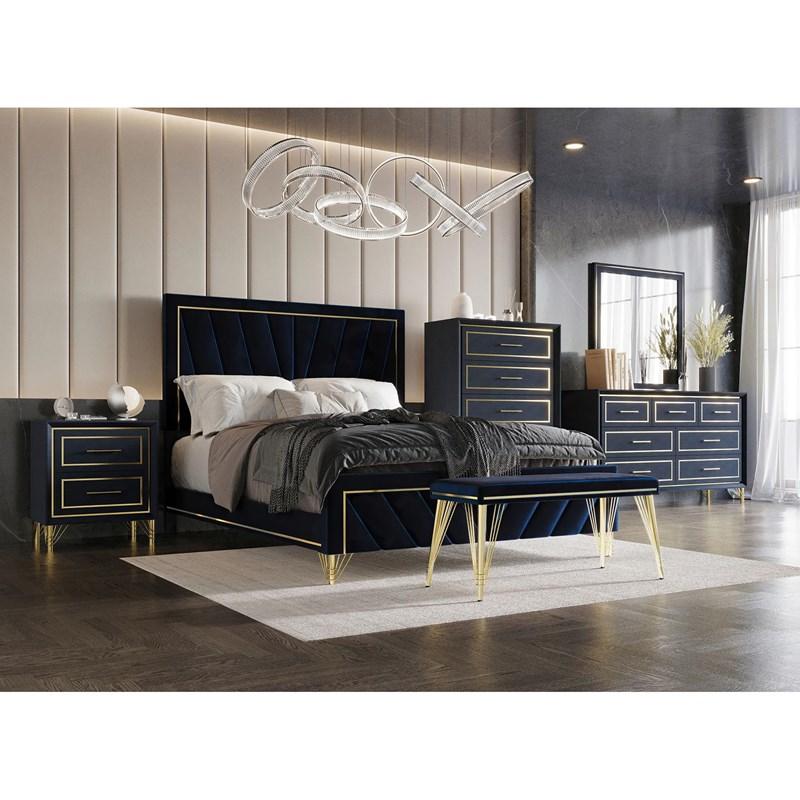 Gatsby King Panel Bed (147841) image 1