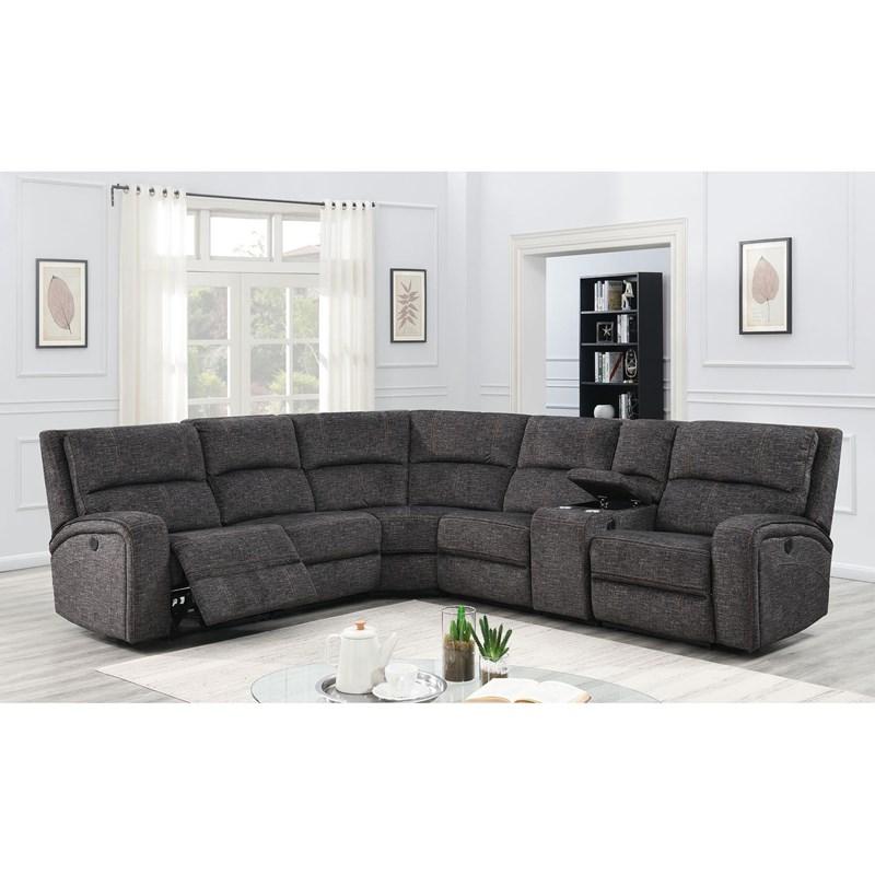 Solaris Power Reclining Fabric Sectional (604032) image 1