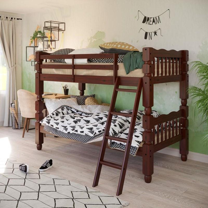 Troy 256311 T/T Bunk Bed - Capuccino image 1